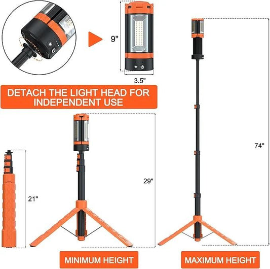 Folding Emergency Flashlight – Ultra-Bright, Portable LED Light with Multi-Modes - Infinitygallery.store