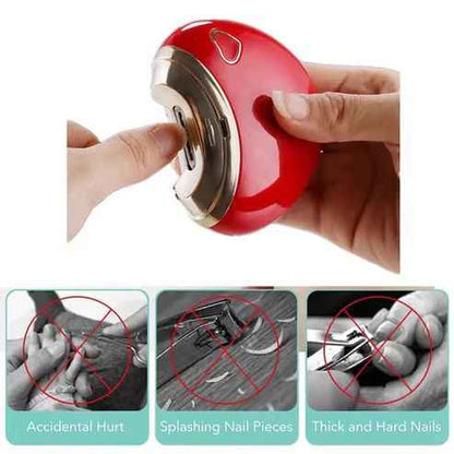 Portable Electric Nail Clipper – Safe, Quiet & Travel-Friendly Grooming Tool