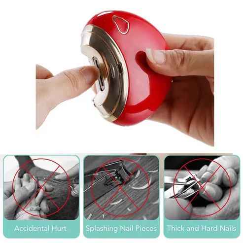 Portable Electric Nail Clipper – Safe, Quiet & Travel-Friendly Grooming Tool