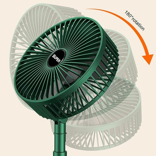 Rechargeable Folding Fan – Portable, Powerful & Ultra-Quiet Cooling - Infinitygallery.store
