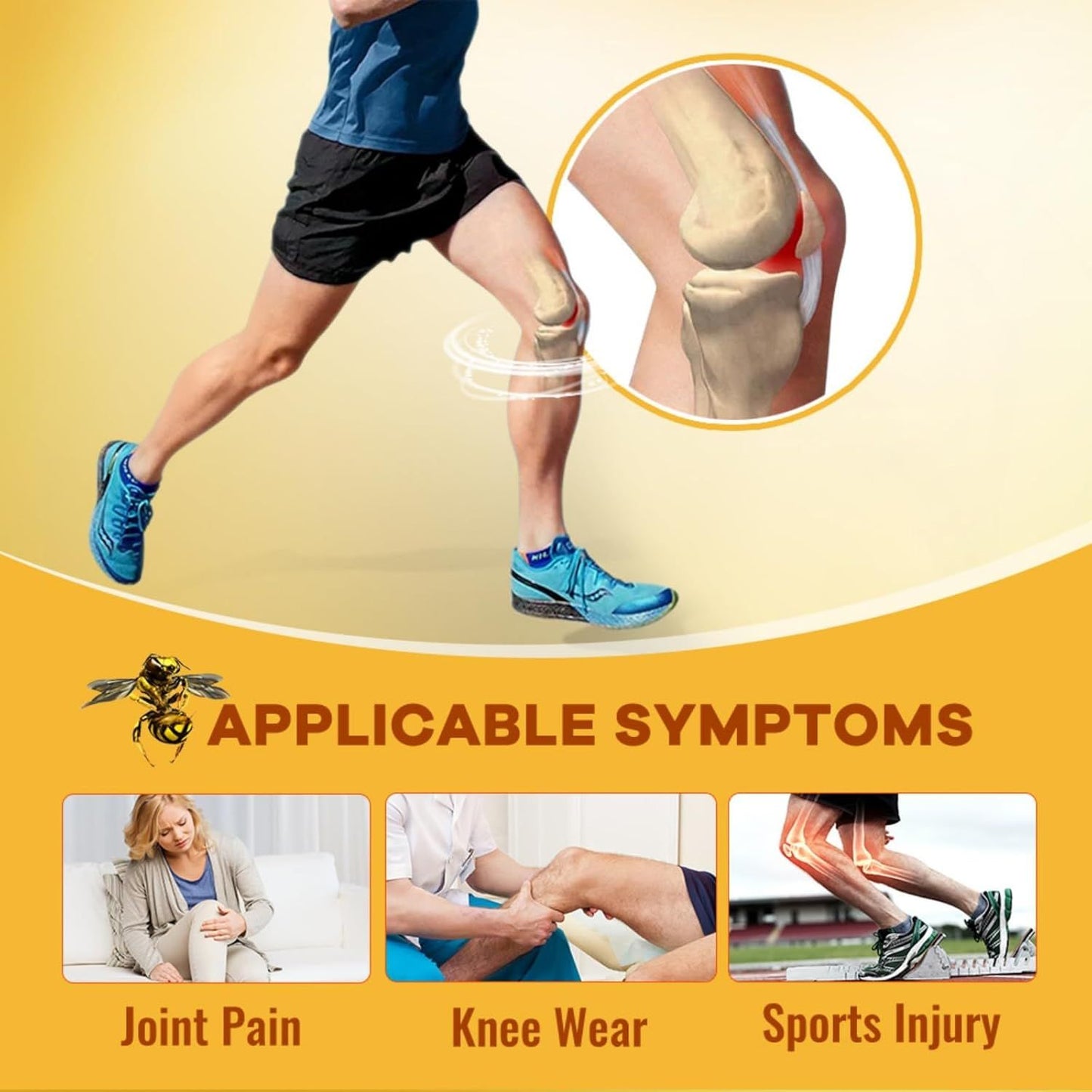 Bee Venom Joint Care Gel – Natural Relief for Pain, Stiffness & Mobility Support - Infinitygallery.store