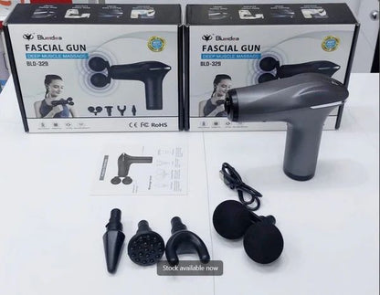 Electric Double Muscle Massager Gun – Rechargeable Full-Body Deep Tissue Relief - Infinitygallery.store