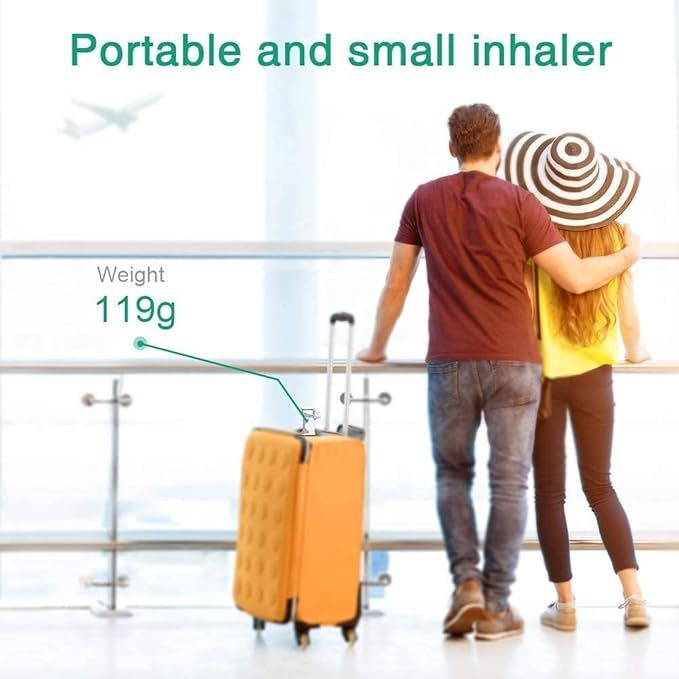 Handheld Mesh Inhaler Nebulizer – Portable Silent Vaporizer for Adults & Kids - Infinitygallery.store