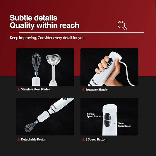 2-in-1 Hand Mixer & Juicer – 650W Multi-Function Kitchen Appliance - Infinitygallery.store