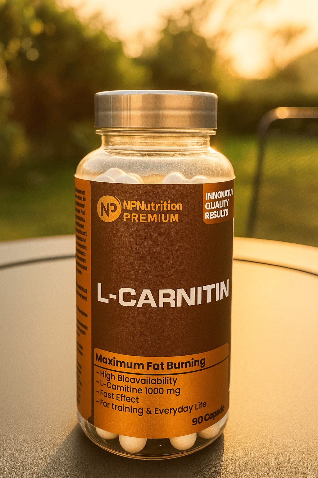 Premium L-Carnitine 1000mg Workout Support Capsules