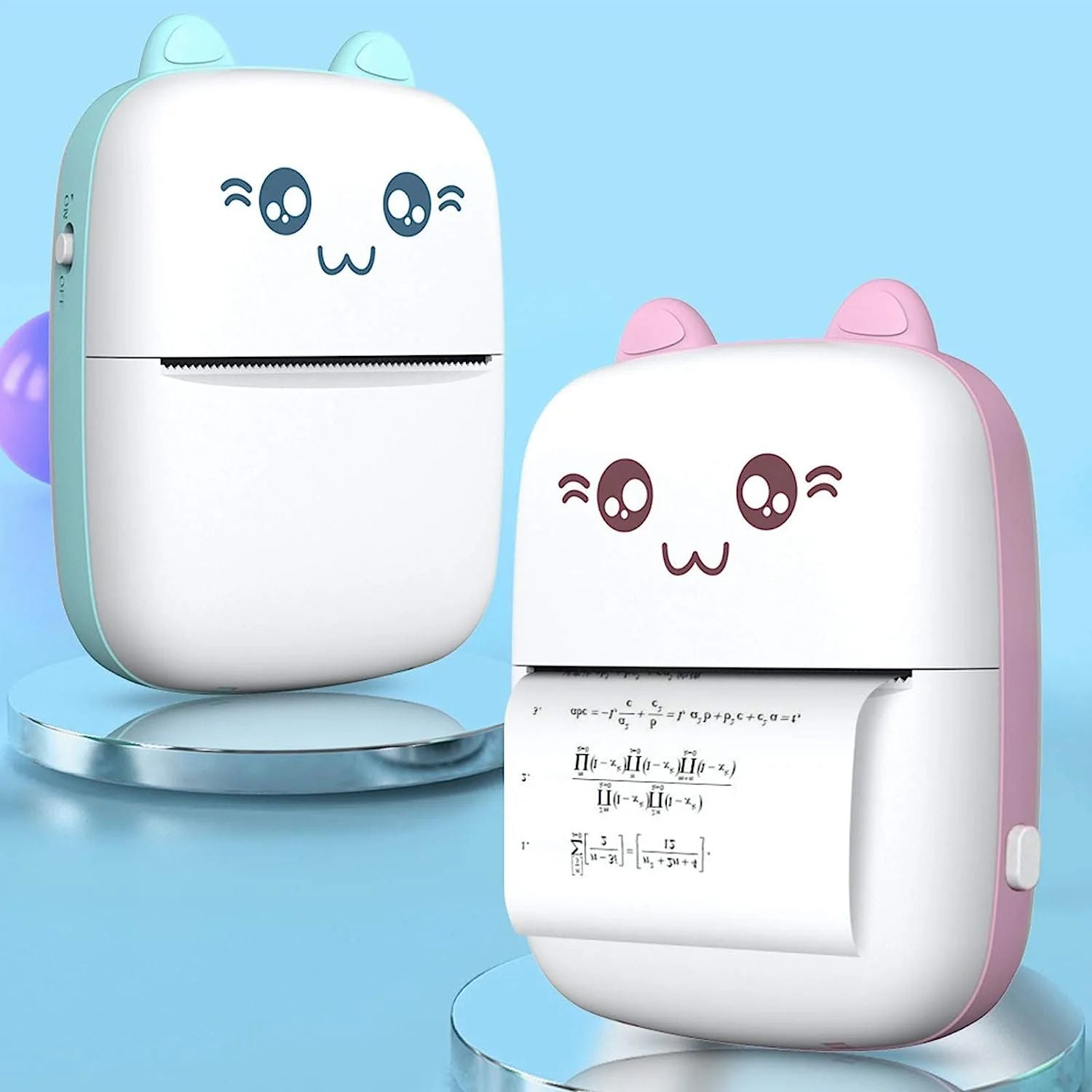 Portable Mini Pocket Printer – Bluetooth Thermal Printer (Inkless, 200 DPI) - Infinitygallery.store
