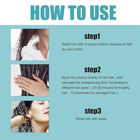 🌿 Protein Hair Straightening Cream – Mild Formula with Natural Protein & Collagen for Smooth, Soft Hair - Infinitygallery.store