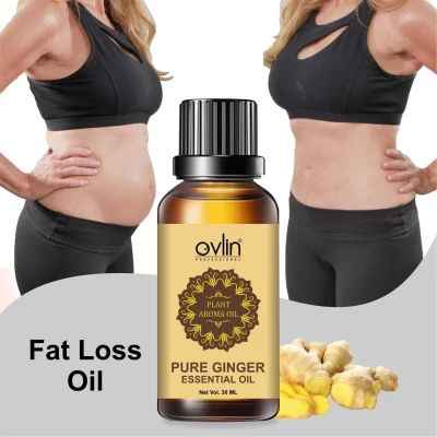 Pure Ginger Essential Oil – Belly Fat Drainage, Hair Growth & Skin Detox (30ml)