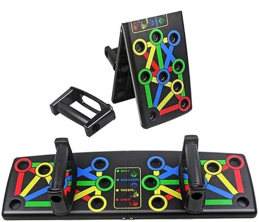Push-Up Board System – Color-Coded, Non-Slip, Collapsible & Ergonomic - Infinitygallery.store