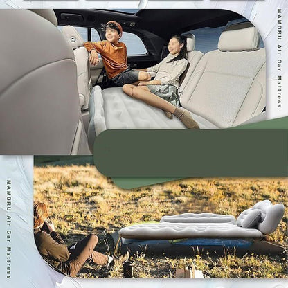 Car Bed Air Mat with Pump – Rear Seat Inflatable Mattress for Travel & Camping - Infinitygallery.store