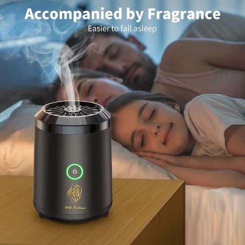 Smart Bukhoor Perfume Dispenser – Rechargeable Charcoal Incense Burner with Adjustable Fragrance Control - Infinitygallery.store