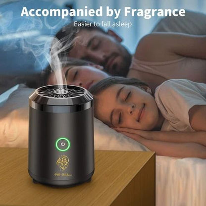 Smart Bukhoor Perfume Dispenser – Rechargeable Charcoal Incense Burner with Adjustable Fragrance Control - Infinitygallery.store