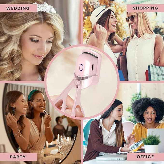 Rechargeable Heated Eyelash Curler – Effortless, Long-Lasting Lash Lift On-the-Go