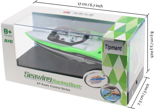 Mini Remote Control Racing Boat – Fast RC Speedboat Water Toy for Kids - Infinitygallery.store