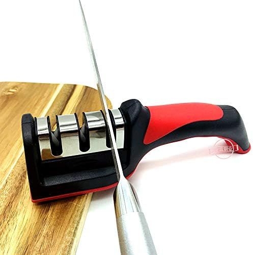 3-Stage Knife Sharpener with Diamond Abrasives – For Ceramic & Steel Knives - Infinitygallery.store