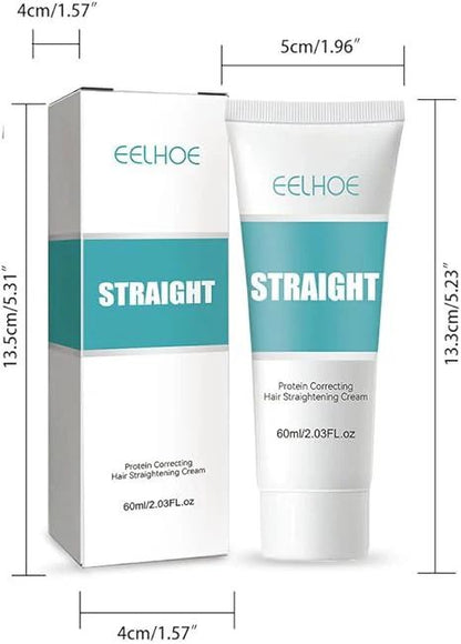🌿 Protein Hair Straightening Cream – Mild Formula with Natural Protein & Collagen for Smooth, Soft Hair - Infinitygallery.store