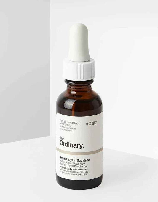 Retinol 0.5% in Squalane – Gentle Anti-Aging Night Serum for Fine Lines & Acne