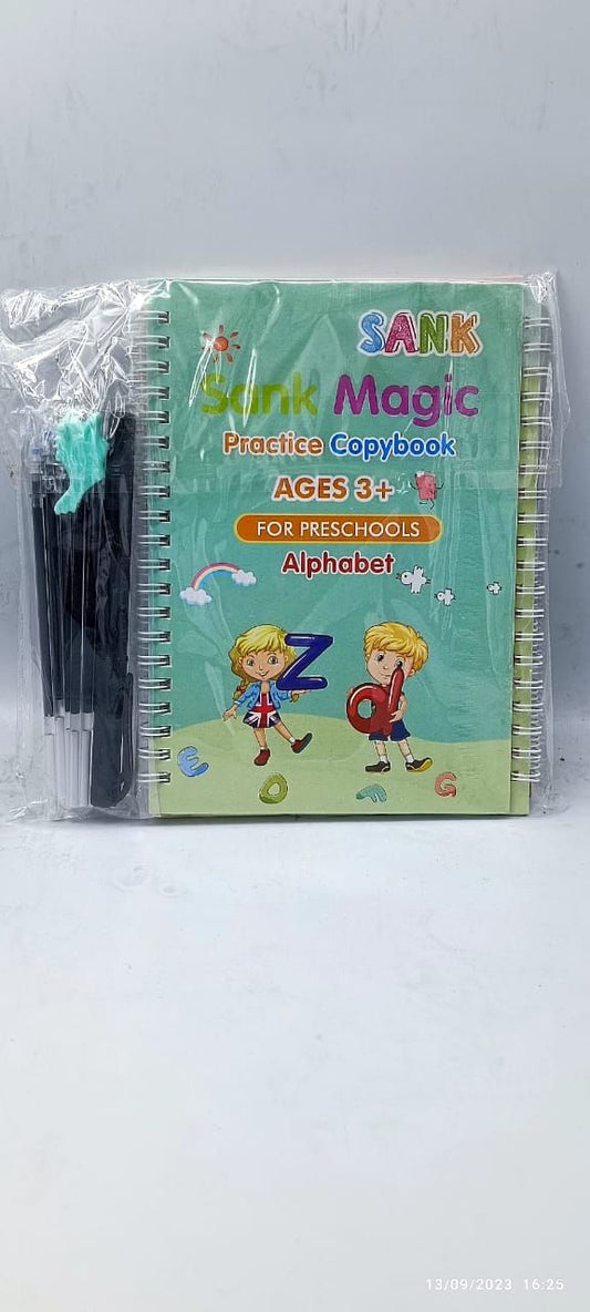 Magic Handwriting Practice Book – Reusable English Writing Workbook for Kids & Adults | Infinity Gallery - Infinitygallery.store