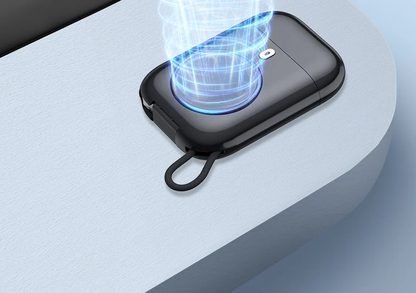 Mini Power Bank 2580mAh – Magnetic Charger with Built-In Lightning Cable & USB-C Fast Input - Infinitygallery.store