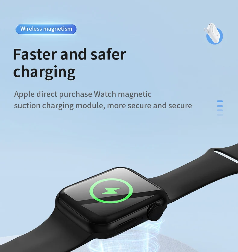 Mini Power Bank 2580mAh – Magnetic Charger with Built-In Lightning Cable & USB-C Fast Input - Infinitygallery.store