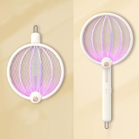 Electric Mosquito Zapper – 3000V Rechargeable Fly Swatter with Dual Mode & Safety Mesh - Infinitygallery.store