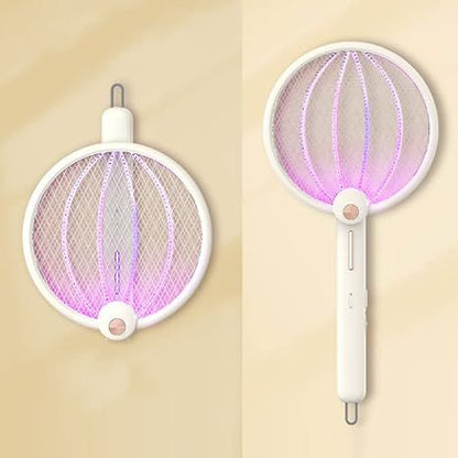 Electric Mosquito Zapper – 3000V Rechargeable Fly Swatter with Dual Mode & Safety Mesh - Infinitygallery.store