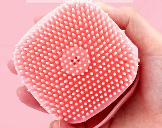 Bath Brush Scrubber – Detangling & Scalp Exfoliating Brush (Pink) - Infinitygallery.store