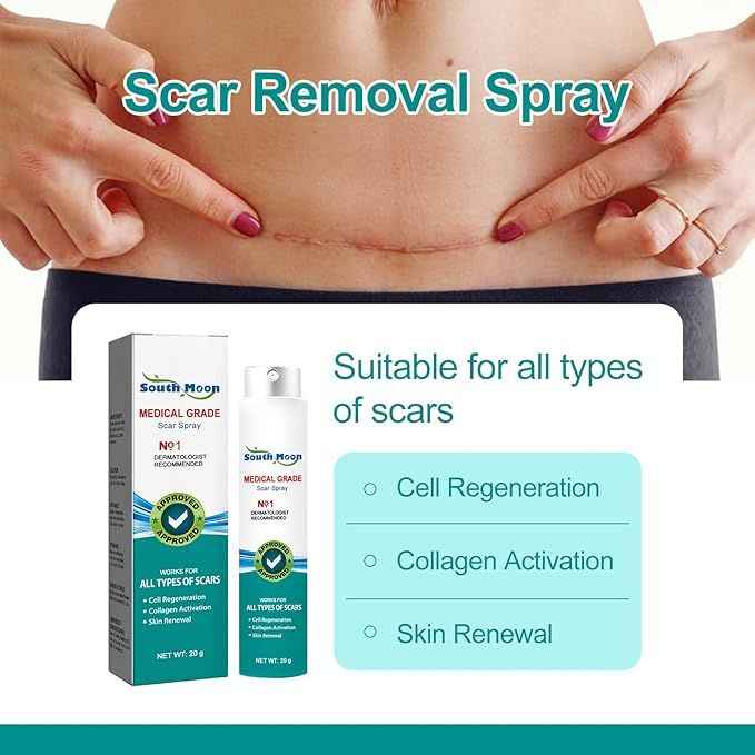 Proregen Medical Scar Removal Spray – Advanced Healing for Acne, Surgical & Burn Scars