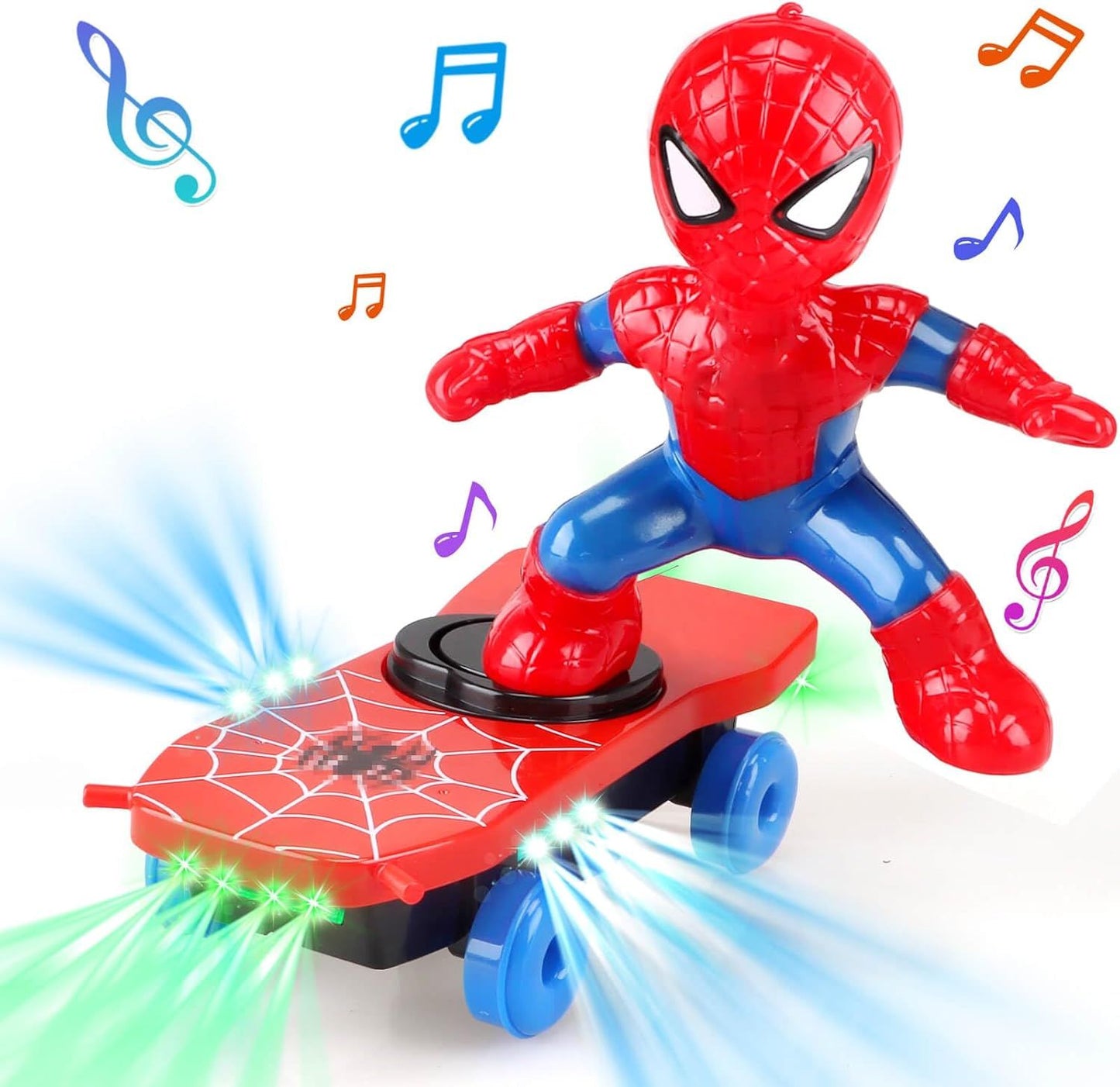 Interactive Spider Robot Toy for Kids – Lights, Music & 360° Spin Action - Infinitygallery.store