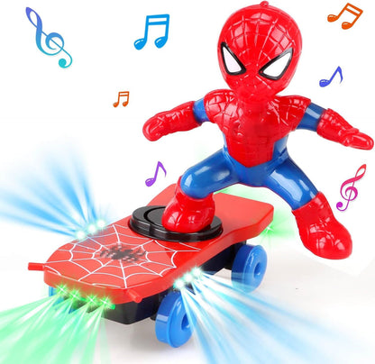 Interactive Spider Robot Toy for Kids – Lights, Music & 360° Spin Action - Infinitygallery.store