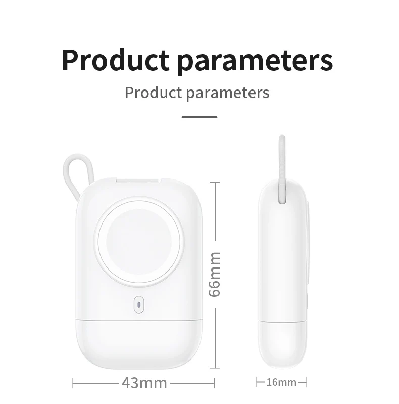 Mini Power Bank 2580mAh – Magnetic Charger with Built-In Lightning Cable & USB-C Fast Input - Infinitygallery.store