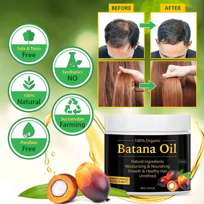 Batana Oil for Hair Growth and Repair – 100% Natural from Honduras