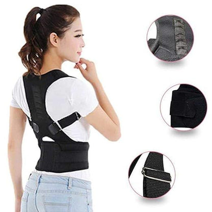 Shoulder & Back Support Belt – Posture Corrector for Pain Relief & Confidence Boost - Infinitygallery.store