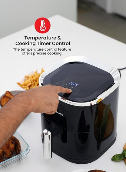 Deep Air Fryer with Touch Display – 3.5L Capacity for Healthy & Fast Cooking - Infinitygallery.store