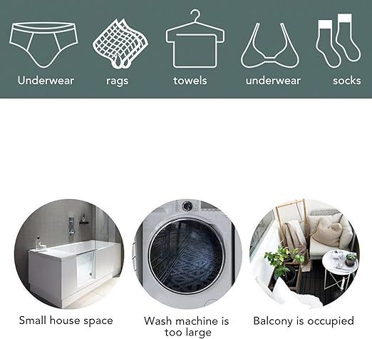 2-in-1 Foldable Mini Washing Machine by TOPINCN – Portable Automatic Washer & Spinner with 1kg Capacity - Infinitygallery.store
