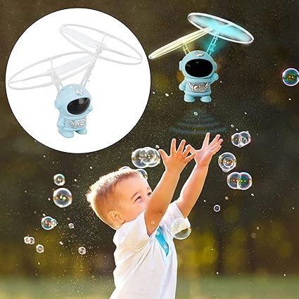 Astronaut Flying Toy – Infrared Sensor Hover Toy with Lights & Dual Wings - Infinitygallery.store