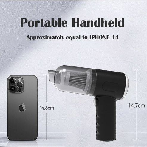 Smart Handheld Vacuum & Blower – 2-in-1 Cleaner for Home, Office & Car - Infinitygallery.store