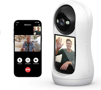 Smart Video Call Camera – 3MP HD | One-Click Call | 360° Motion Tracking - Infinitygallery.store