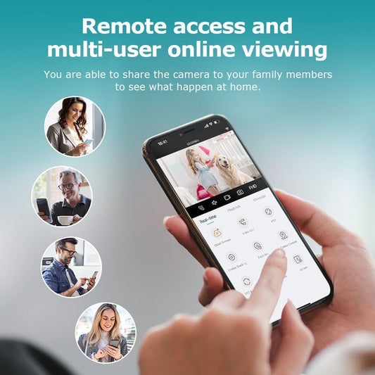 Smart Video Call Camera – 3MP HD | One-Click Call | 360° Motion Tracking - Infinitygallery.store