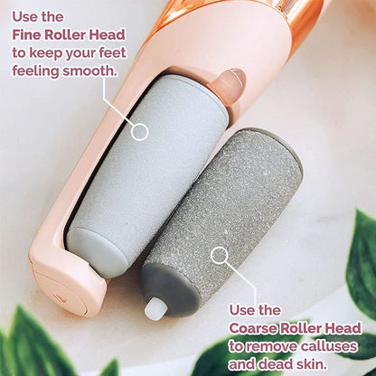 Rechargeable Electric Pedicure Foot File – Callus Remover with Dual Speed & Rollers - Infinitygallery.store