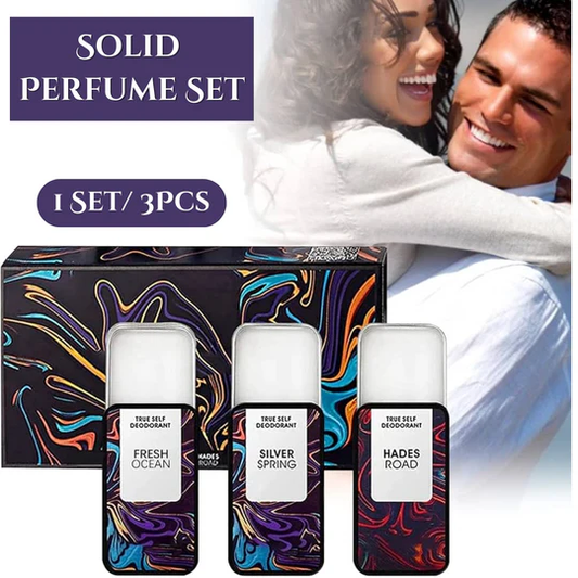 Hommelure Fheromotherapy Solid Perfume Set – Long-Lasting Travel-Friendly Scents (1 SET 3 Pcs) - Infinitygallery.store