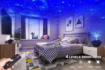 Galaxy Ocean Light Projector with App Control & Built-in Speaker – Transform Your Room into a Starry Oasis 🌌 - Infinitygallery.store