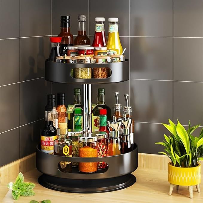 Pantry Cabinet Organizer – Multi-Tier Kitchen Storage Shelf for Dishes, Spices & Essentials - Infinitygallery.store
