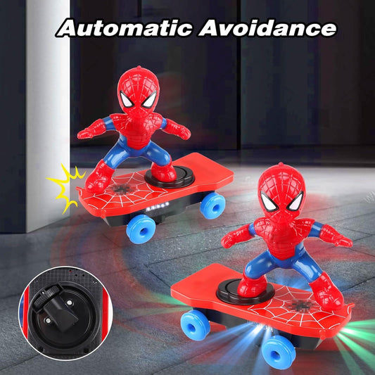 Interactive Spider Robot Toy for Kids – Lights, Music & 360° Spin Action - Infinitygallery.store
