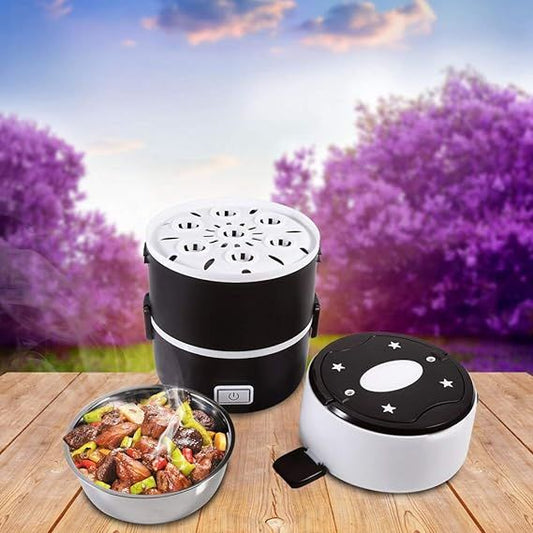 Electric Heated Lunch Box – Portable Food Warmer for Home, Office & Travel - Infinitygallery.store