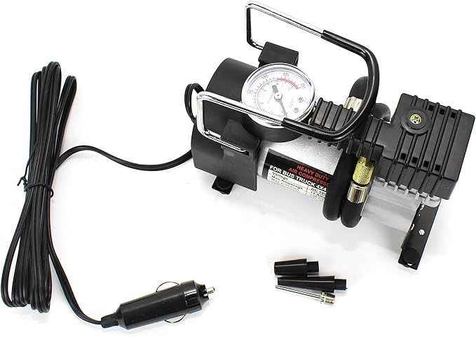 Portable DC 12V Air Compressor – 140 PSI High Power Inflator