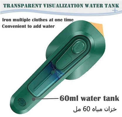 Portable Mini Ironing Machine – 2-in-1 Wet & Dry Travel Steam Iron with Titanium Plate - Infinitygallery.store