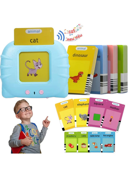 Talking Flash Cards for Toddlers – 112 Cards, 224 Words | Educational Learning Toy Ages 1-5 - Infinitygallery.store