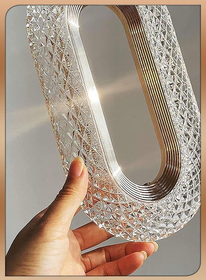 Crystal USB Touch Lamp – Rechargeable 3-Color LED Diamond Light for Bedroom & Decor - Infinitygallery.store