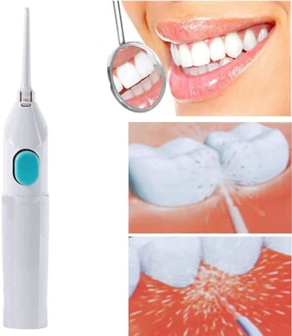 Cordless Dental Water Flosser – Manual Water Jet Tooth Cleaner for Kids & Adults - Infinitygallery.store
